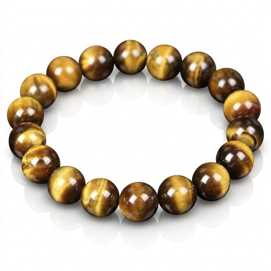 Tiger’s Eye Bracelet – Stone of Courage & Protection Energy Jewelry