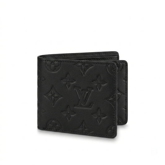 LV logo black wallet Multiple – Monogram Shadow Leather Compact Wallet