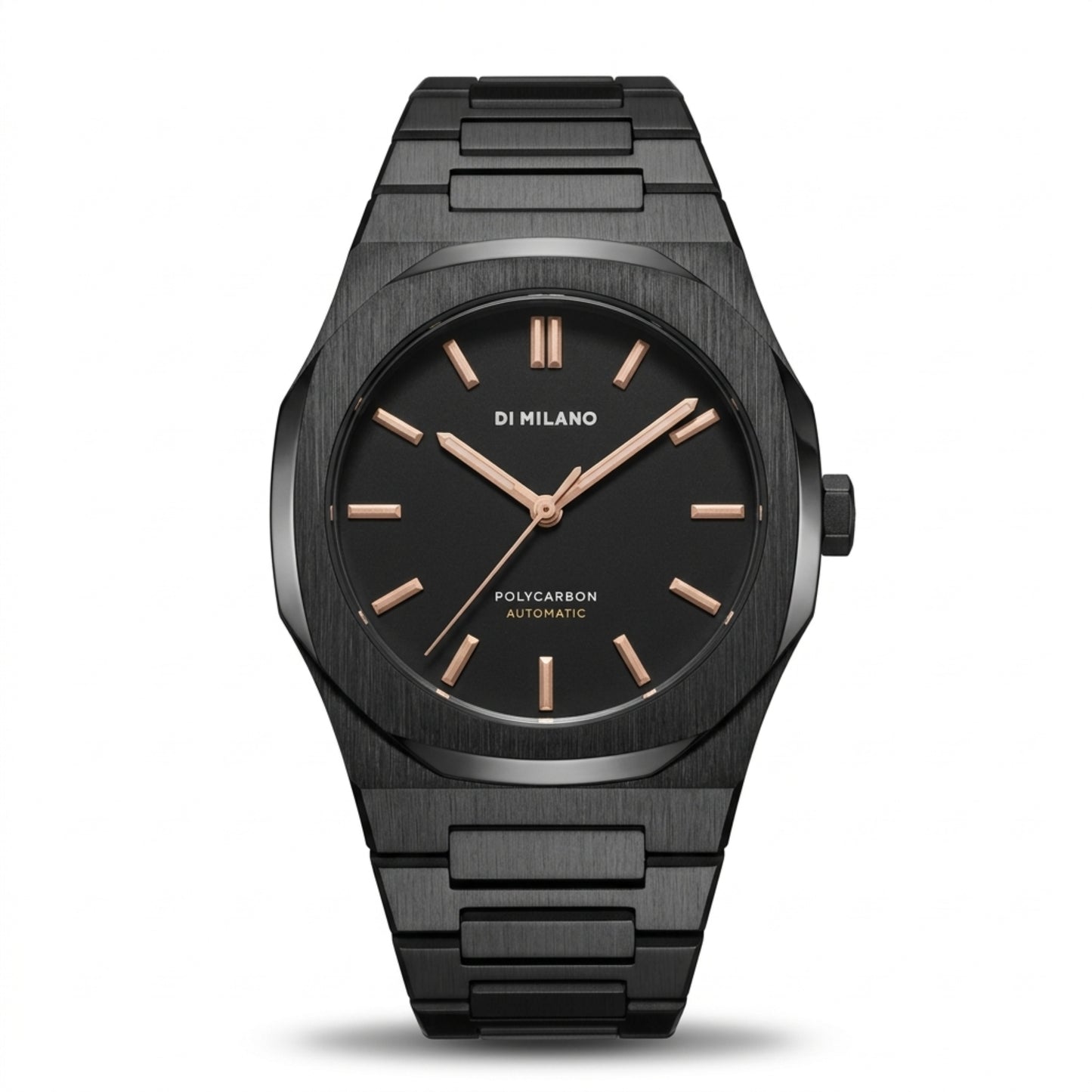 D1 Milano Polycarbon Automatic | Matte Black Carbon Fiber Watch